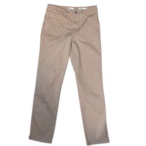 J.Jill High Rise Straight Leg Ankle Jeans | Tan | Size 6